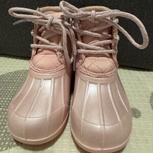 Sperry Pink Kids Boots